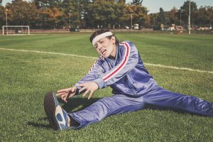 a woman exercising for her health