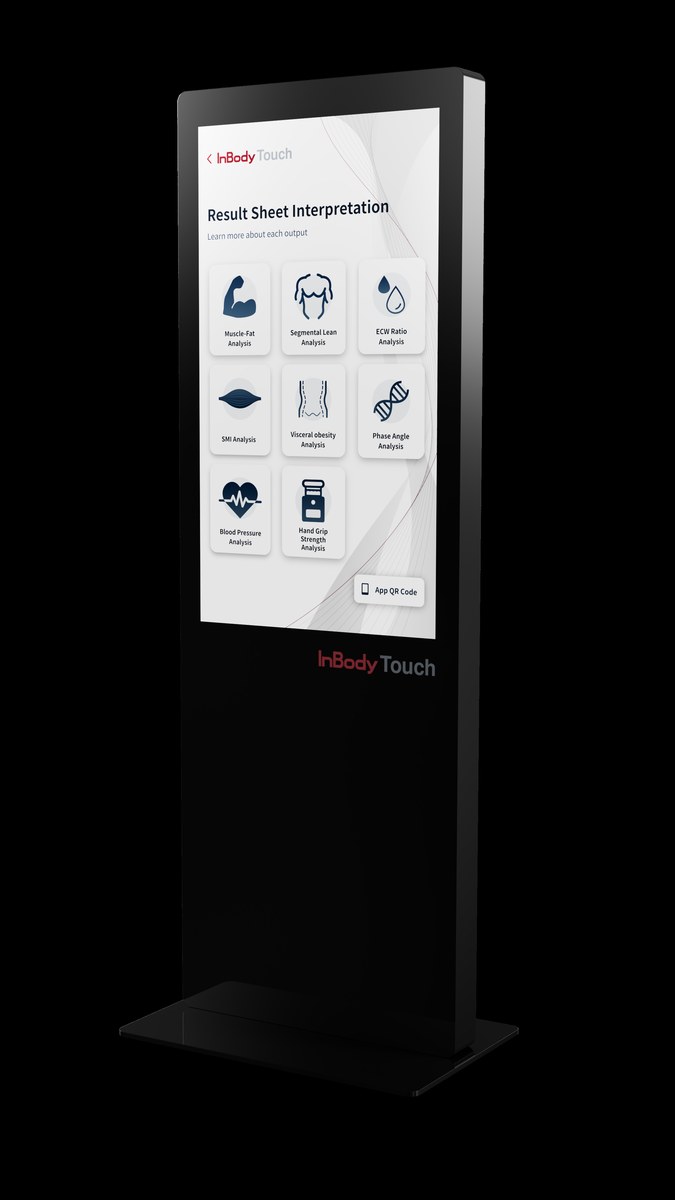 InBody Touch interactive review kiosk
